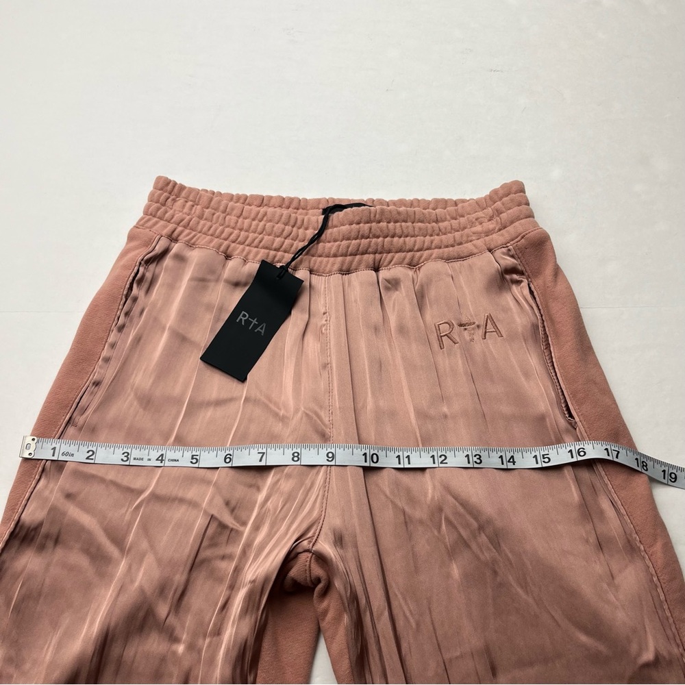 RtA Sydney Jogger Pant Dusty Rose Womens Size Small Pull-On Pockets Stretch NEW - Picture 7 of 14